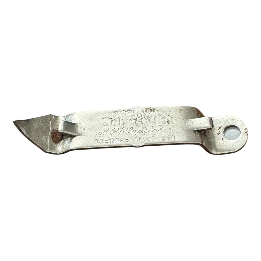 Schmidt's Of Philadelphia Can Opener Church Key Beer Advertisement